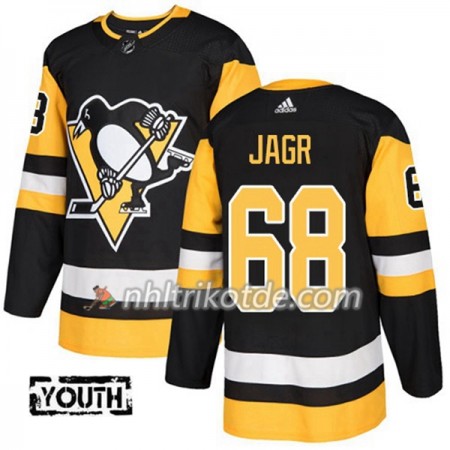 Pittsburgh Penguins Trikot Jaromir Jagr 68 Adidas 2017-2018 Schwarz Authentic - Kinder
